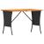 Set mobilier de grădină cu perne, 4 piese, negru, poliratan GartenMobel Dekor