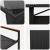 Set de masă pentru grădină 11 pcs Negru poliratan GartenMobel Dekor