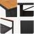 Set de masă pentru grădină 11 pcs Negru poliratan GartenMobel Dekor
