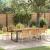 Set de masă pentru grădină 9 pcs Bej Lemn Solid de Acacia GartenMobel Dekor