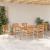 Set de masă pentru grădină 7 pcs Bej Lemn Solid de Acacia GartenMobel Dekor