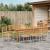 Set de masă pentru grădină 9 pcs Bej Lemn Solid de Acacia GartenMobel Dekor