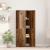 Dulap de birou Lemn vechi 60 x 32 x 152,5 cm Lemn compozit GartenMobel Dekor