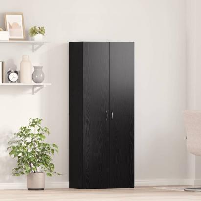 Dulap de birou Stejar Negru 60 x 32 x 152,5 cm Lemn compozit GartenMobel Dekor
