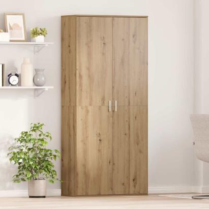 Înălțat stejar artizanal 80 x 35 x 180 cm Lemn compozit GartenMobel Dekor