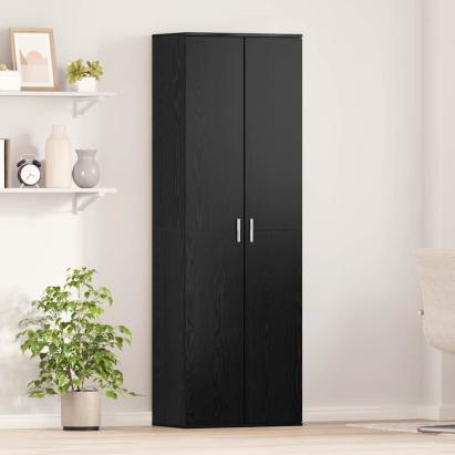 Bufet Stejar negru 60 x 35 x 180 cm Lemn compozit GartenMobel Dekor