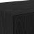 Bufet 2 pcs Stejar Negru 70 x 42,5 x 185 cm GartenMobel Dekor