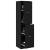 Cabinet de Apotecă Stejar negru 40 x 41 x 174.5 cm GartenMobel Dekor