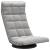 Scaun de podea pivotant, gri deschis, catifea GartenMobel Dekor