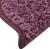Covorașe pentru scări, 30 buc., 56x17x3 cm, violet închis, semirotunde GartenMobel Dekor