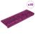 Covorașe pentru scări, 30 buc., 65x21x4 cm, violet, cu margini dreptunghiulare GartenMobel Dekor