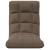 Scaun de podea pliabil, gri taupe, material textil GartenMobel Dekor