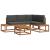 Set de canapele de exterior 5 Bucată Natural și Antracit GartenMobel Dekor