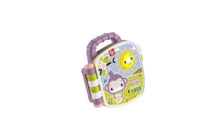 Carte muzicala Fisher-Price Maimutica Mov pentru bebelusi 6+ luni