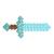 Sabie de diamant Minecraft Mattel, design pixelat, 46 cm