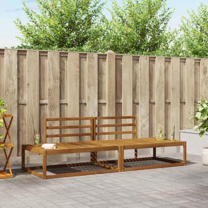 Set de canapele de exterior 2 Bucată natural 230,5 x 83 x 73 cm GartenMobel Dekor