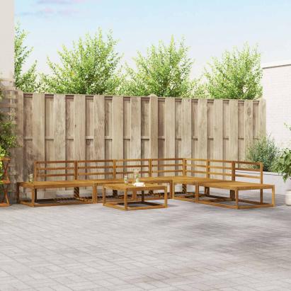 Set de canapele de exterior 7 Bucată natural GartenMobel Dekor