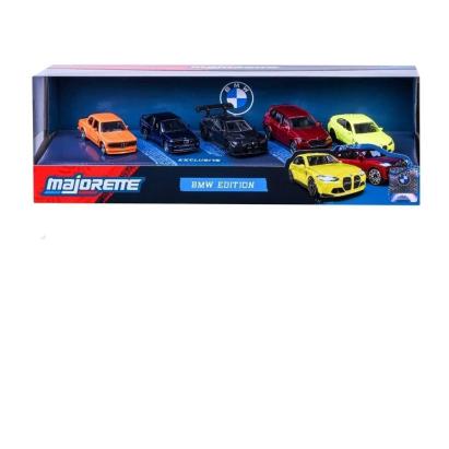 Set 5 mașinuțe metalice BMW Majorette, 7,5 cm, modele diverse