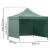 Pavilion pliabil gradina 3x3 m cu acoperis impermeabil si 3 pereti laterali, structura metalica, inaltime reglabila, verde