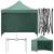 Pavilion pliabil gradina 3x3 m cu acoperis impermeabil si 3 pereti laterali, structura metalica, inaltime reglabila, verde