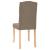 Scaune de bucătărie, 4 buc., gri taupe, material textil GartenMobel Dekor