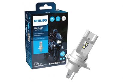 Philips Ultinon Pro6000 Boost Bulb H4 LED 12V 18W 5800K Moto