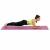 Saltea fitness antiderapanta din NBR, 183x61x1 cm, cu curea transport, roz