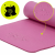 Saltea fitness antiderapanta din NBR, 183x61x1 cm, cu curea transport, roz
