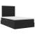 Pat cu saltea și spațiu de depozitare Negru 120 x 200 cm GartenMobel Dekor