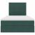 Pat cu saltea și spațiu de depozitare Verde închis 120 x 200 cm GartenMobel Dekor