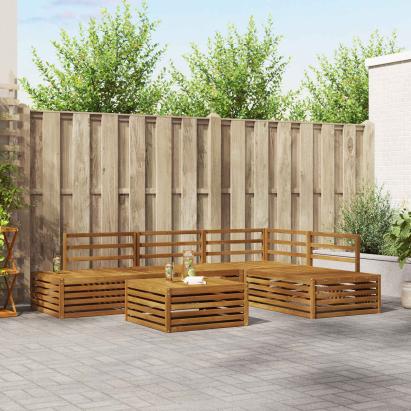 Set de canapele de exterior 5 Bucată natural GartenMobel Dekor