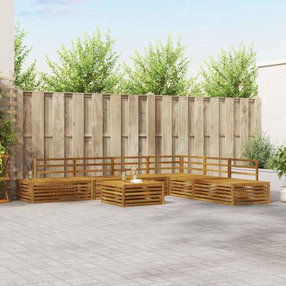 Set de canapele de exterior 7 Bucată natural GartenMobel Dekor
