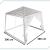 Cort pavilion de gradina 3x3 m cu plasa anti-insecte si structura metalica