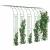 Pergola gradina tip arc pentru plante cataratoare, metal cu acoperire PE, 240x40 cm, verde