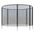 Plasa de siguranta si protectie pentru trambuline cu diametrul de 244cm cu 6 stalpi exteriori, inaltime plasa 155 cm