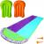 Tobogan de apa dublu cu fantana si 2 placi gonflabile incluse, 482x145 cm, multicolor