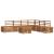 Set de canapele de exterior 7 Bucată natural GartenMobel Dekor