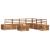 Set de canapele de exterior 7 Bucată natural GartenMobel Dekor