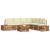 Set de canapele de exterior cu pernă 7 Bucată Natural și Crem GartenMobel Dekor