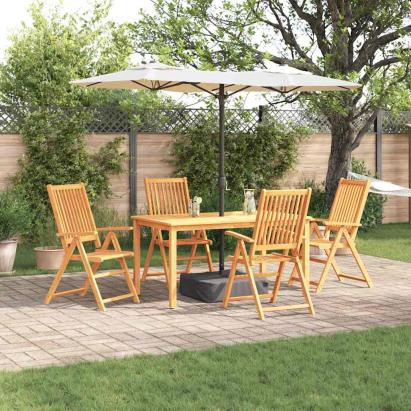 Set de masă pentru grădină 5 pcs Maro Lemn Solid de Acacia GartenMobel Dekor