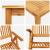 Set de masă pentru grădină 7 pcs Maro Lemn Solid de Acacia GartenMobel Dekor