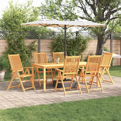 Set de masă pentru grădină 7 pcs Maro Lemn Solid de Acacia GartenMobel Dekor