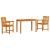 Set de masă pentru grădină 3 pcs Maro Lemn Solid de Acacia GartenMobel Dekor