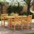 Set de masă pentru grădină 5 pcs Maro Lemn Solid de Acacia GartenMobel Dekor