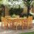 Set de masă pentru grădină 7 pcs Maro Lemn Solid de Acacia GartenMobel Dekor