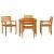 Set de masă pentru grădină 5 pcs Maro Lemn Solid de Acacia GartenMobel Dekor