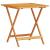 Set Bistro Pliabil 3 pcs Maro Lemn Solid de Acacia GartenMobel Dekor