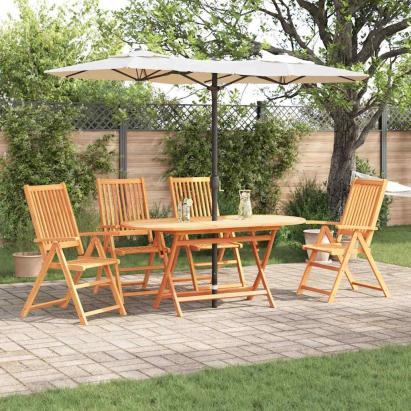 Set de masă pentru grădină 5 pcs Maro Lemn Solid de Acacia GartenMobel Dekor