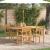 Set de masă pentru grădină 5 pcs natural Lemn Solid de Acacia GartenMobel Dekor