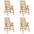 Scaun 4 pcs Maro 64.5 x 52 x 108 cm Lemn solid de tec GartenMobel Dekor